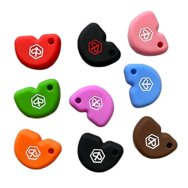 Silicone motorcycle key case cover for Piaggio Liberty 150 ABS 2012 X10 500 L T250 le MP3 SR 150ie MOTO GUZZI 1000 for Vespa fob