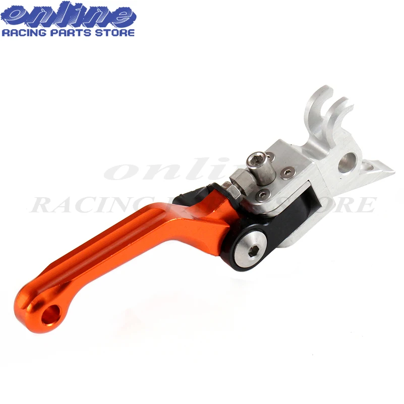 4 Directions Foldable Pivot Brake Lever For SX SXF EXC XCF 125 150 200 250 300 350 450 525 530 07-13  Dirt Bike Motocross Enduro