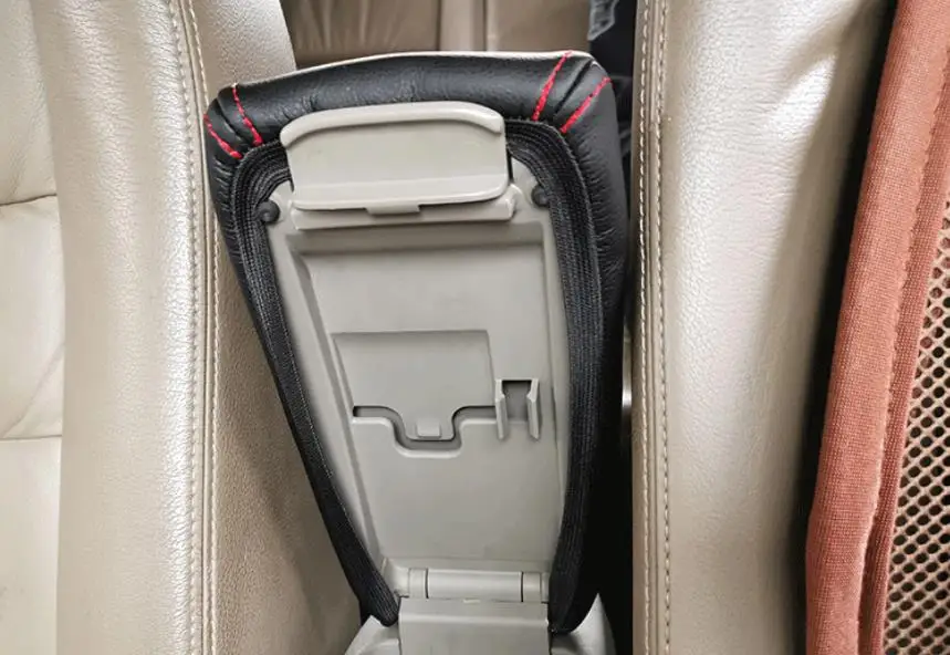For Honda City 2008 2009 2010 2011 2012 2013 2014 Customzied Microfibre Leather Center Armrest Cover Car accessories interior