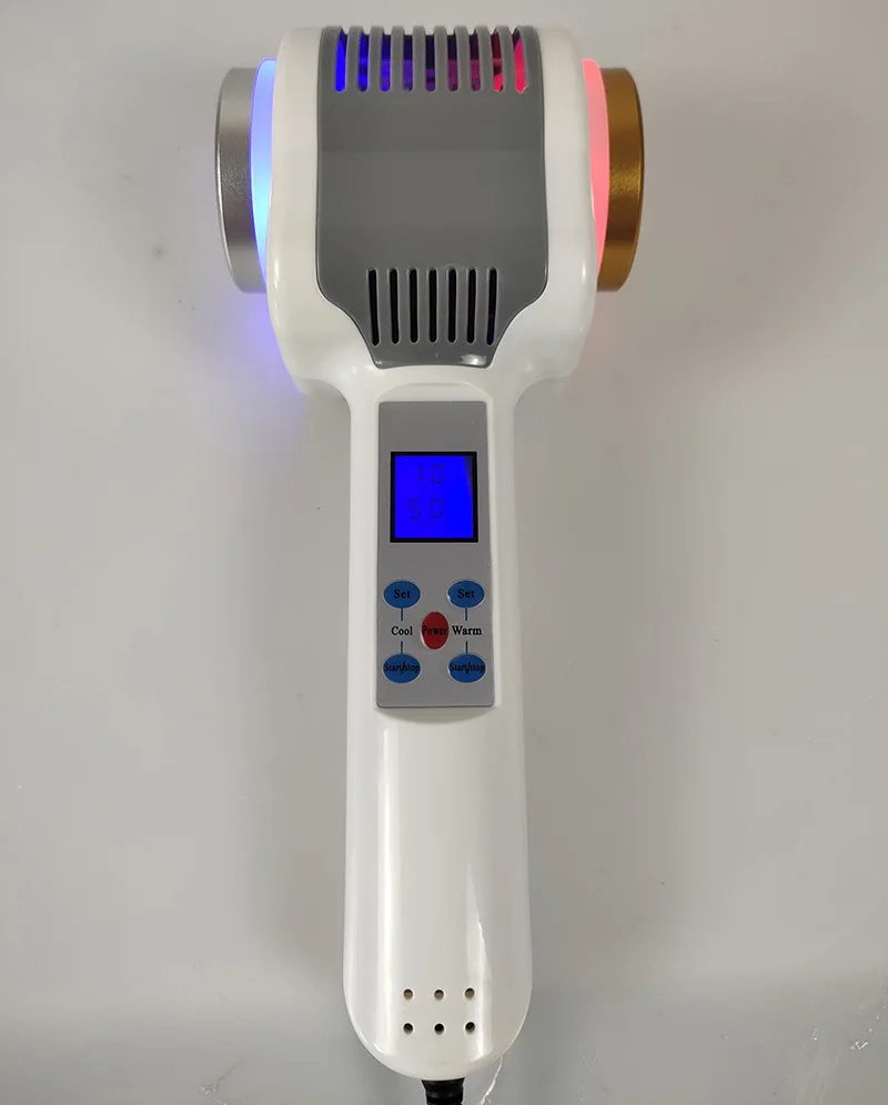 Quente e frio martelo cryotherapy aquecimento de gelo quente levantamento da pele facial aperte o rejuvenescimento da pele dispositivo de cuidados com a pele