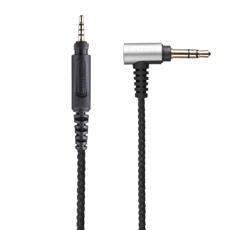 4ft/5ft/6.5ft/9.8ft Nylon Audio Cable For Shure SRH840 SRH940 SRH440 SRH750DJ HEADPHONES