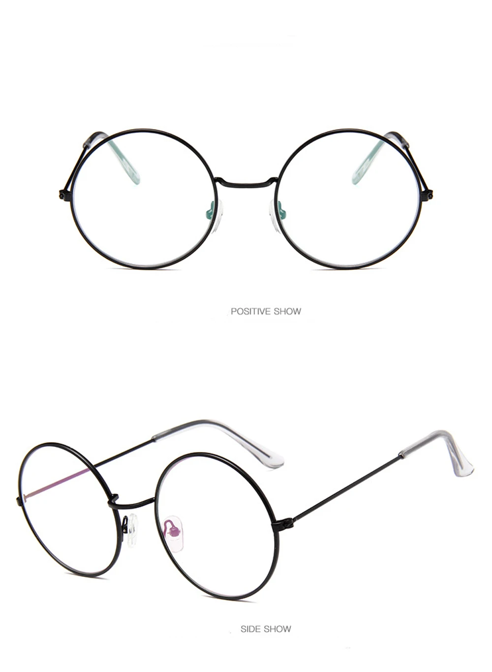 MUSELIFE 2026 Runde Damen-Sonnenbrille UV400 Retro Metall-Sonnenbrille mit Verlaufsgläsern Vintage-Spiegel Luxus-Brillen – Detail 16