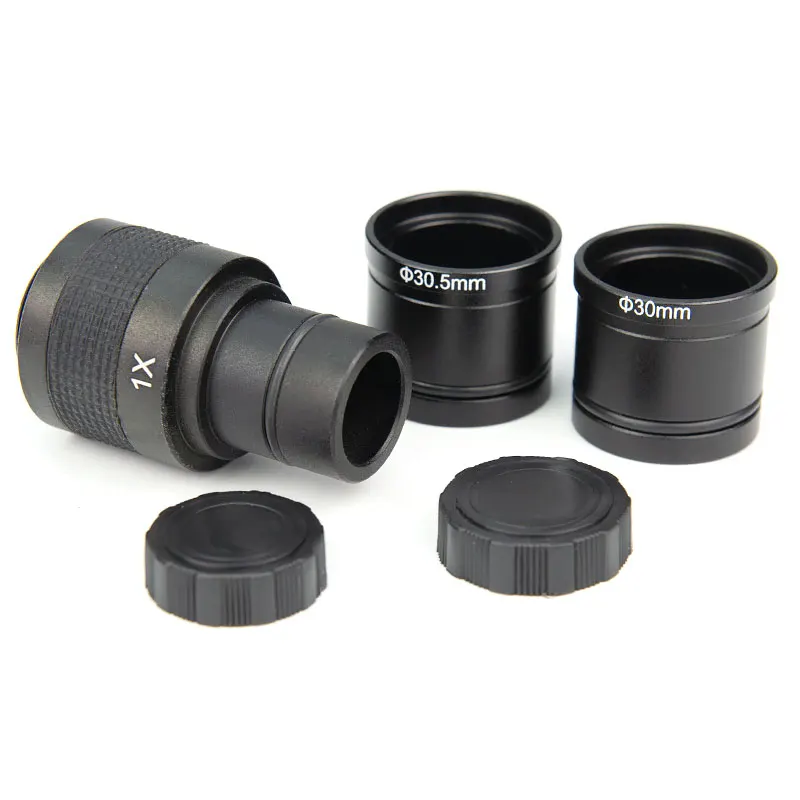 Imagem -03 - Adaptador de Microscópio Trinocular Binocular de Montagem c para Câmera de Vídeo Ccd Cmos Lente de Relé Ocular Digital 23.2 mm 30 mm 30.5 mm 1x