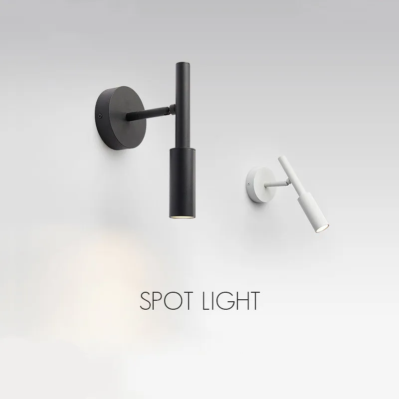 

Modern bedside wall lamp bedroom background wall lamp living room study reading lamp creative design sense wall light
