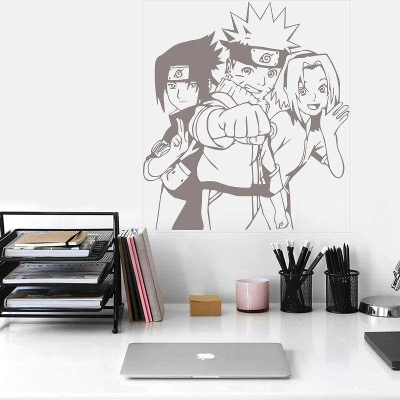 Cartoon Anime Characters Wall Sticker For Kids Baby Rooms Home Decor Bedroom Living Room Peel & Stick Removable Art Wallpaper