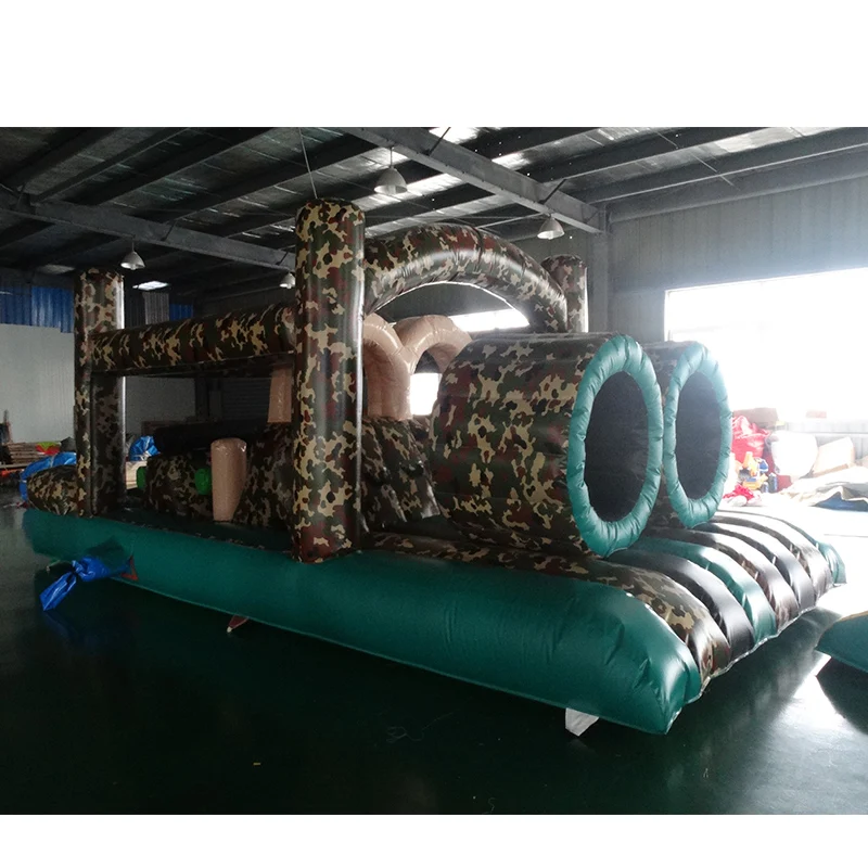 

Inflatable Camouflage Bouncer House Jumper Obstacle Course inflatable boucner inflatable obstacle course