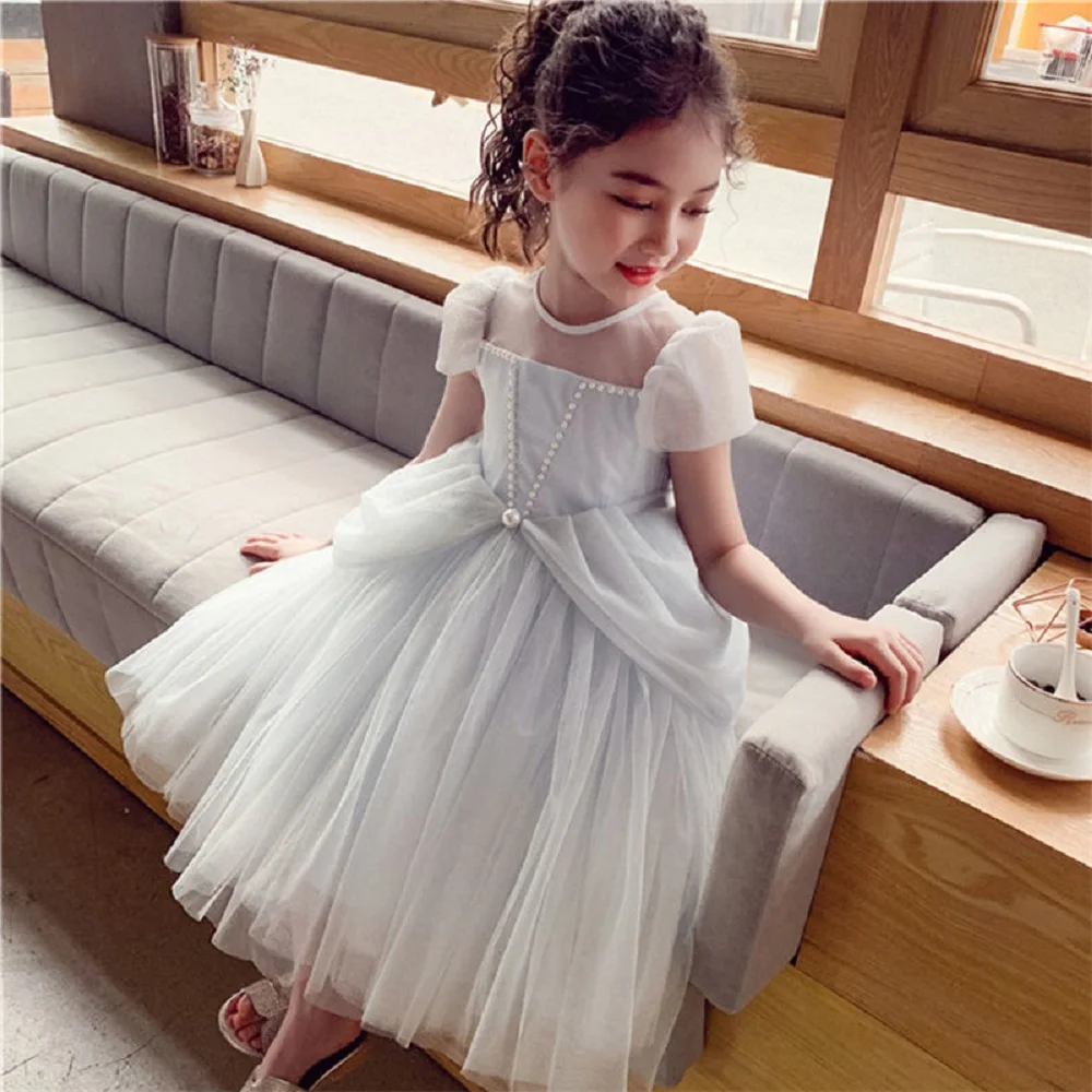 Girls Gown Dress Princess Summer Costumes Party Ball Gown Dress Baby Girls Wedding Birthday Prom Fancy Role-Play Dress