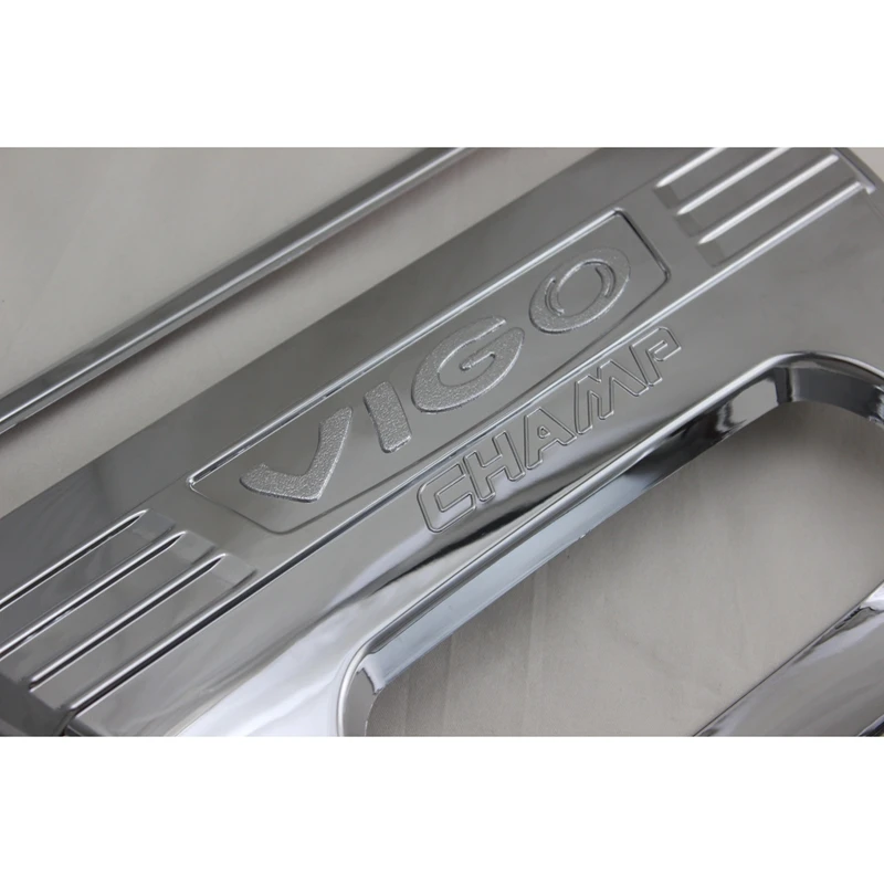 غطاء باب السيارة الخلفي من الكروم ABS ، ملحق السيارة ، لتويوتا هايلكس فيجو 2008-2014