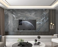 beibehang Customized modern new bedroom living room high-grade dark gray stone slate background papel de pared wallpaper