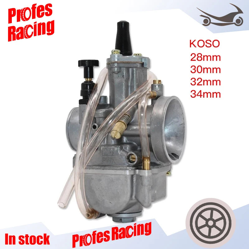 

Motorcycle Carburetor KOSO Universal 28 30 32 34mm With Power Jet For 125cc 250cc Racing Moto Pit bike Dirt bike