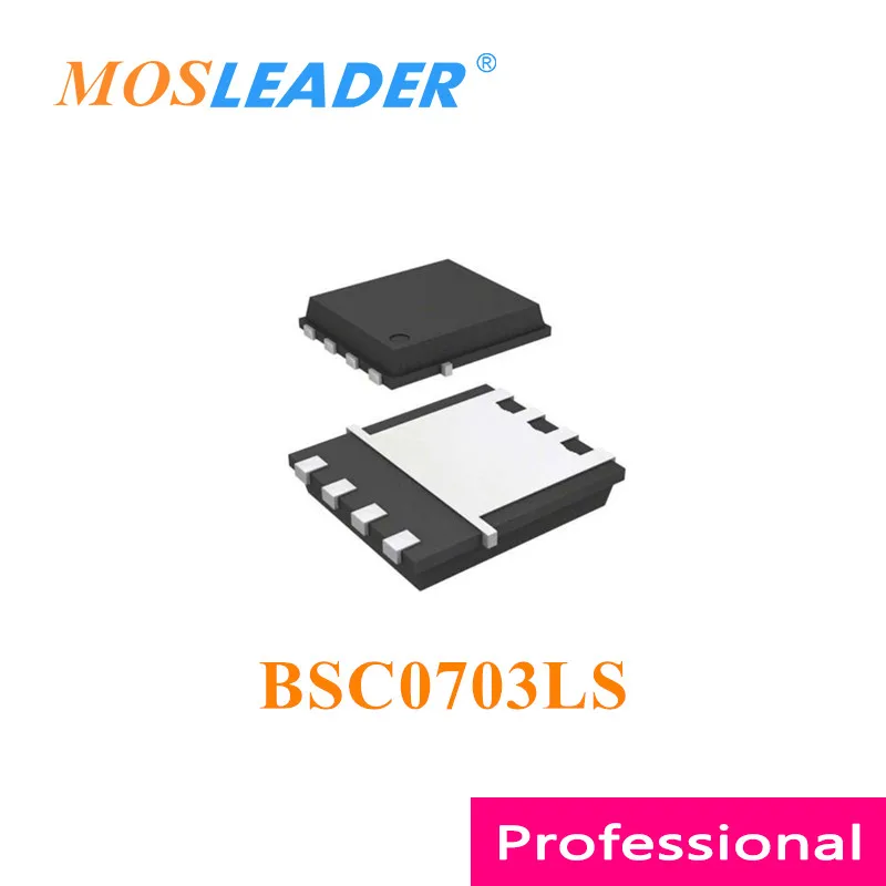 

Mosleader BSC0703LS DFN5X6 100 шт. 500 шт. 1000 шт. BSC0703 QFN8 60 в 64A N-Channel Chinese высококачественные Mosfets