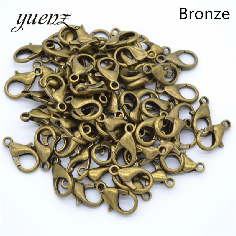 YuenZ 40pcs 8 Colors Plated Alloy Lobster Clasp Hooks for Necklace&Bracelet Chain DIY Jewelry Findings V107