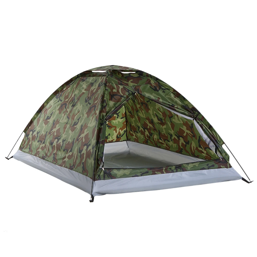 TOMSHOO Camping Tent for 2 Person Single Layer Outdoor Portable Camouflage Tent Camping Equipment Hot Sale RU In Stock