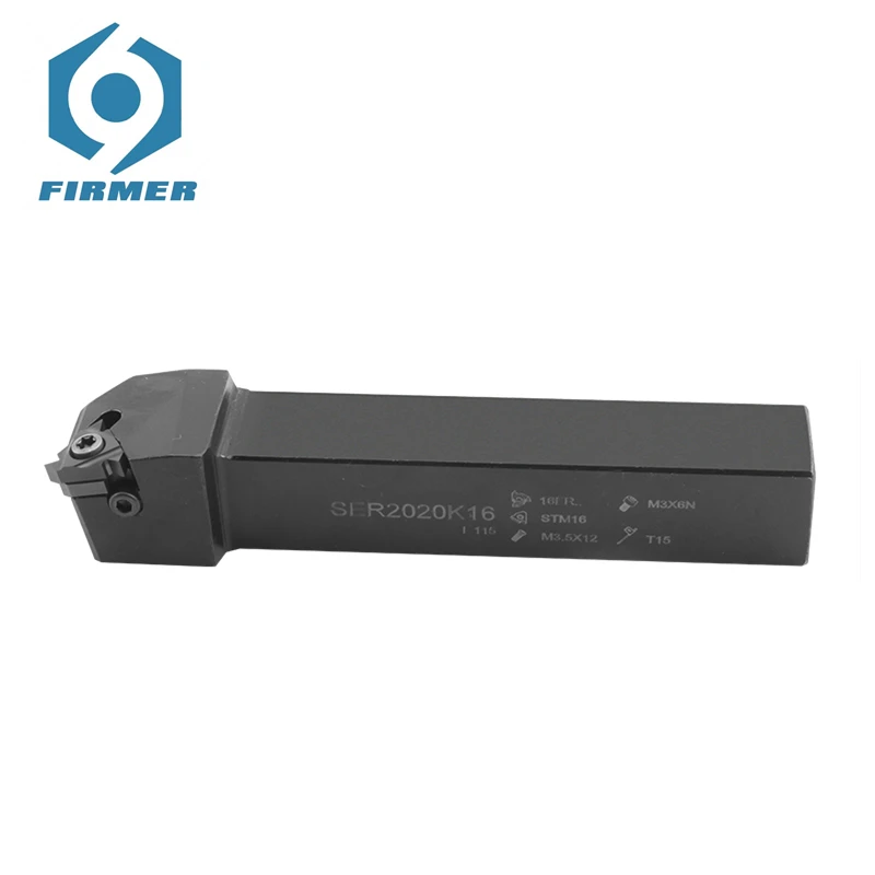 Lathe Tool CNC Holder SER2020K16 / SER2525M16 External Turning Tool Threading Holder Lathe Cutter Bar For 11/16/22ER Inserts