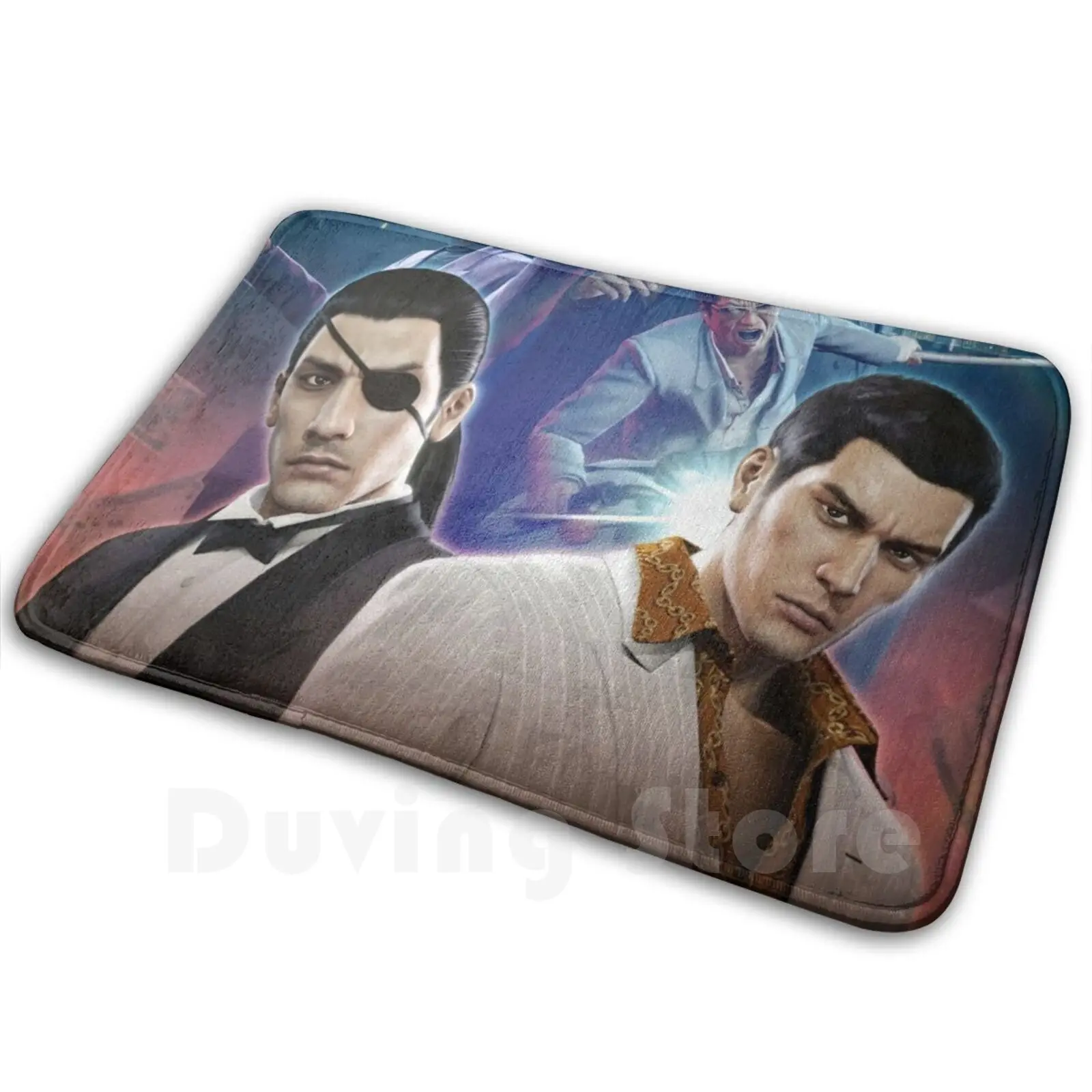 Yakuza 0 Poster Mat Rug Carpet Anti-Slip Floor Mats Bedroom Yakuza Yakuza 0 Yakuza Kiwami Goro Majima Kazuma Kiryu Akira