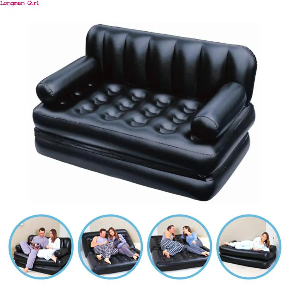 Modern Living Room Corner Sofas Home Furniture Outdoor Garden Beach Camping Lounge Chair Large Inflatable Folding Sofa Bed