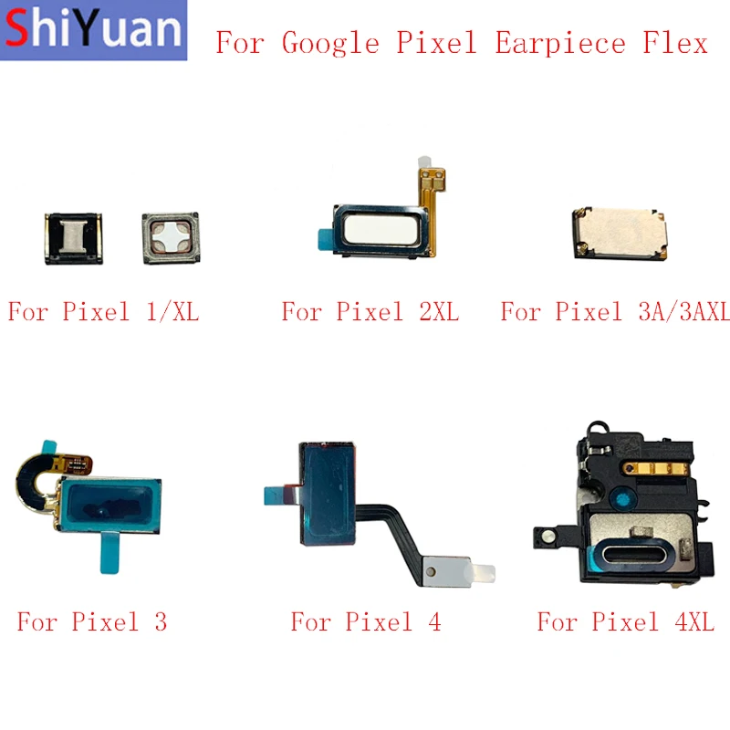 Earpiece Speaker Flex Cable Replacement Part For Google Pixel /XL / Pixel 2 /2XL/ 3/3XL 3A 3A XL 4 4XL Replacement Parts Tested