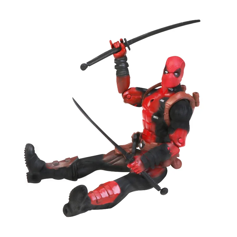 Marvel avengers deadpool figuras articulações móveis 6 polegada modelo bonecas pvc figura de ação anime presente natal meninos