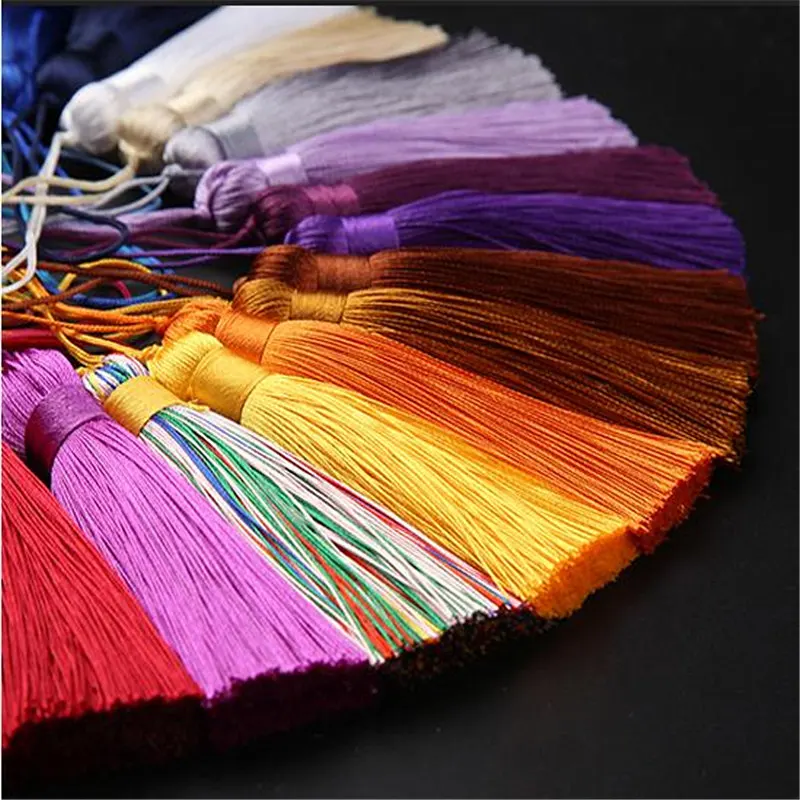 Colorful Long Tassel Handmade Nylon Tassel Multi Colors Optional C001