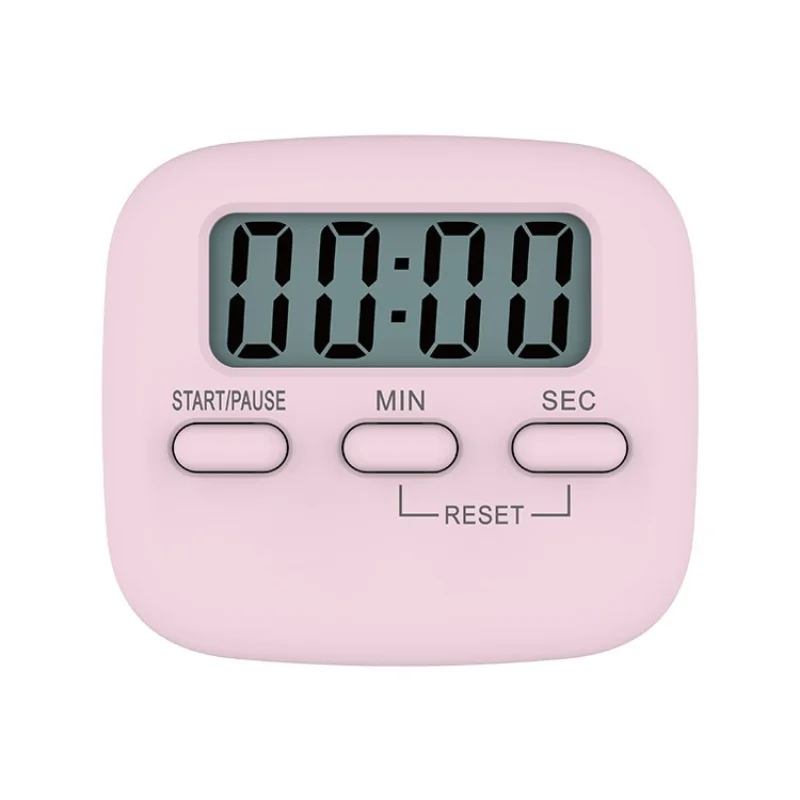 Magnetic LCD Digital Kitchen Countdown Timer Stopwatch Alarm Clock with Stand Kitchen Timer Practical Cooking Alarm Clock