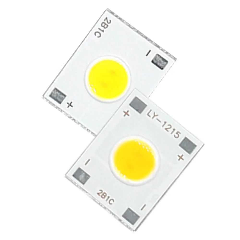 48Pcs/pack 1W 3-3.2V 250-300mA LED Chip Light Spotlight Downlight Lamps COB Light Bulb Beads Integrated Surface Chip Board