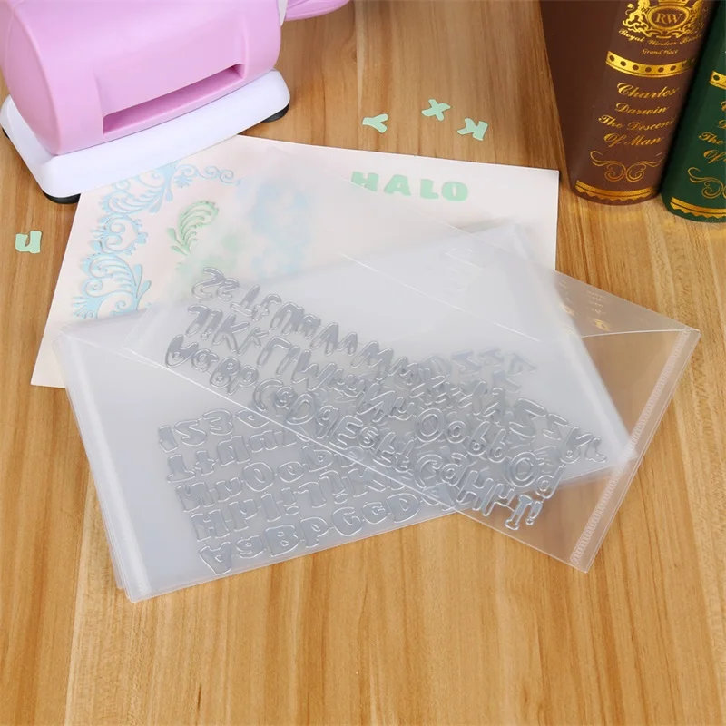 10-Piece Set Transparent Portable Storage Bag Used To Store Organize All of Your Metal Cutting Dies Clear Stamp Plastic Stencil