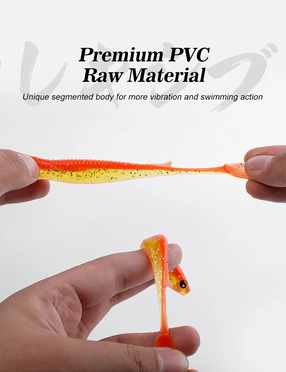 Noeby Weicher Köder 10 cm 11,5 cm Silikon Köder Paddel Swimbait Shad Köder Wobbler Künstliche Weiche Köder für Hecht barsch Angeln Köder – Detail 5