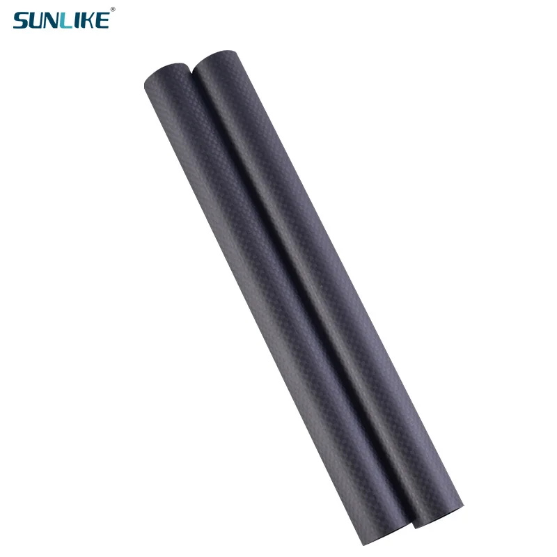 2 PCS 3K Carbon Fiber Tube Length 248mm Diameter 30mm 32mm 33mm 34mm 35mm 36mm 37mm For RC Model Aircraft Drone Accessories