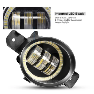 Car Angel Eye LED-LED-Nebellicht, Tageslauflampe, DRL, H11, 12 V, für Nissan, Micra, März, K12, 2002-2010, nicht passen, Australien Modell, 2 PCs 12 Hauptverkäufe Nissan March Mile Lighthouse - №10