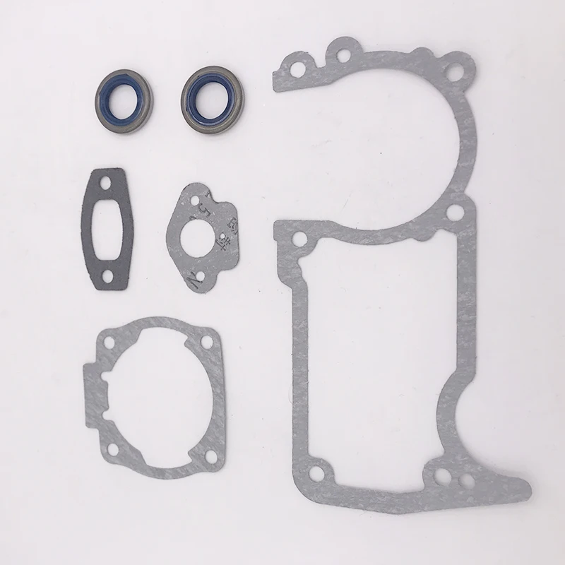 Gasket of Cylinder Muffler Exhaust Kit For Husqvarna 50 51 55 Rancher EU1 Chainsaw 501761802, 501 76 18-02 Replacement Part