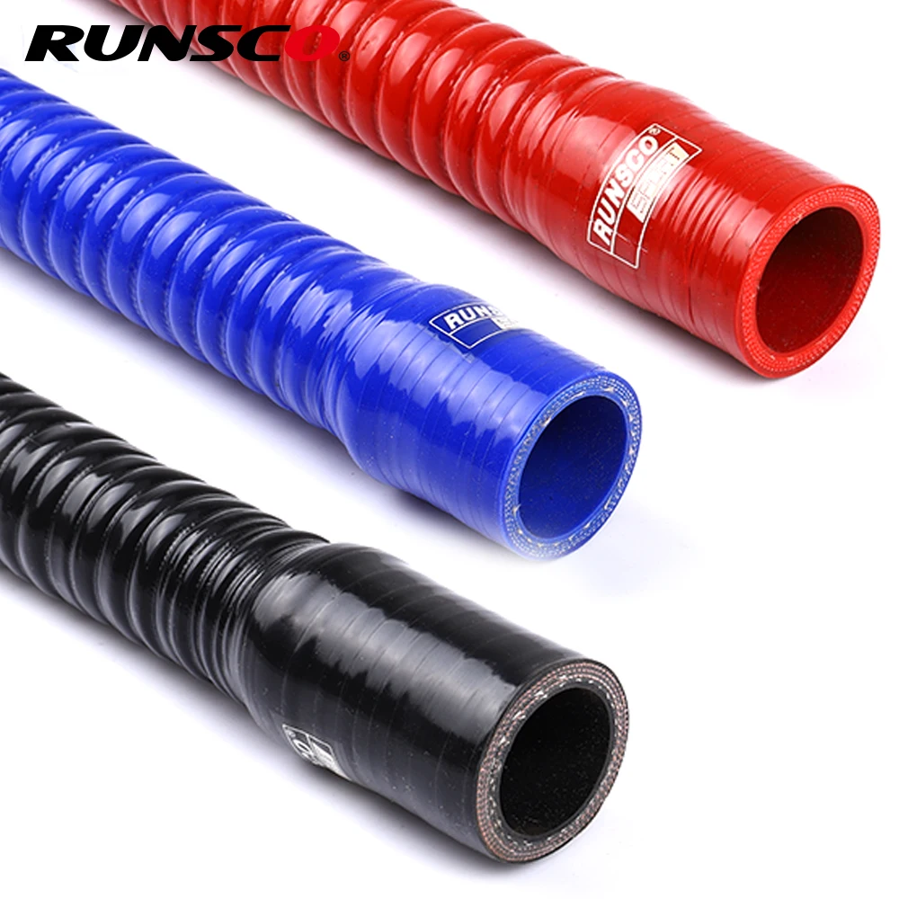 Universal Id 16 18 20 25 28mm Silicone Flexible Hose Water Radiator Tube for Air Intake High Pressure Rubber Joiner Pipe