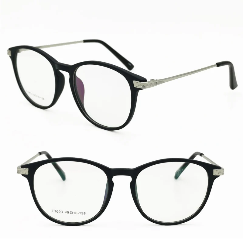 TR90 nickel copper combination light weight wayframe trendy slim glasses frame for ladies