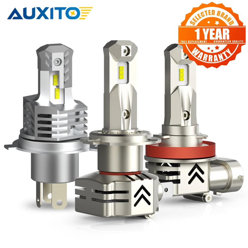 

AUXITO 12000Lm CSP LED H4 9003 Car Lights HB3 9005 HB4 9006 H8 H11 LED 6000K Car Headlight Headlamp Bulb 12V 24V White