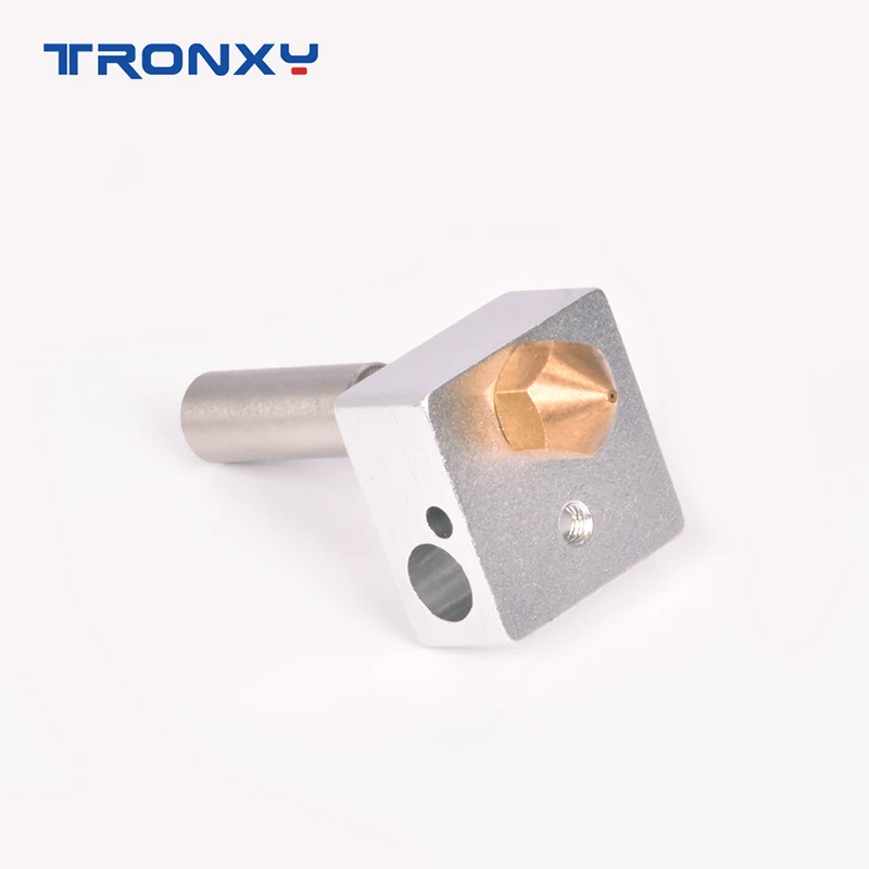 Heated Block M6 Throat 0.4mm Nozzle for Print Head Extruder J-head Aluminum Block