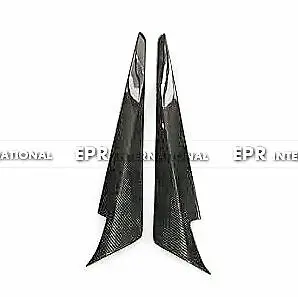 For Hiace 200 Carbon Fiber 2pcs Side Front Door Garnish Trim Bodykits