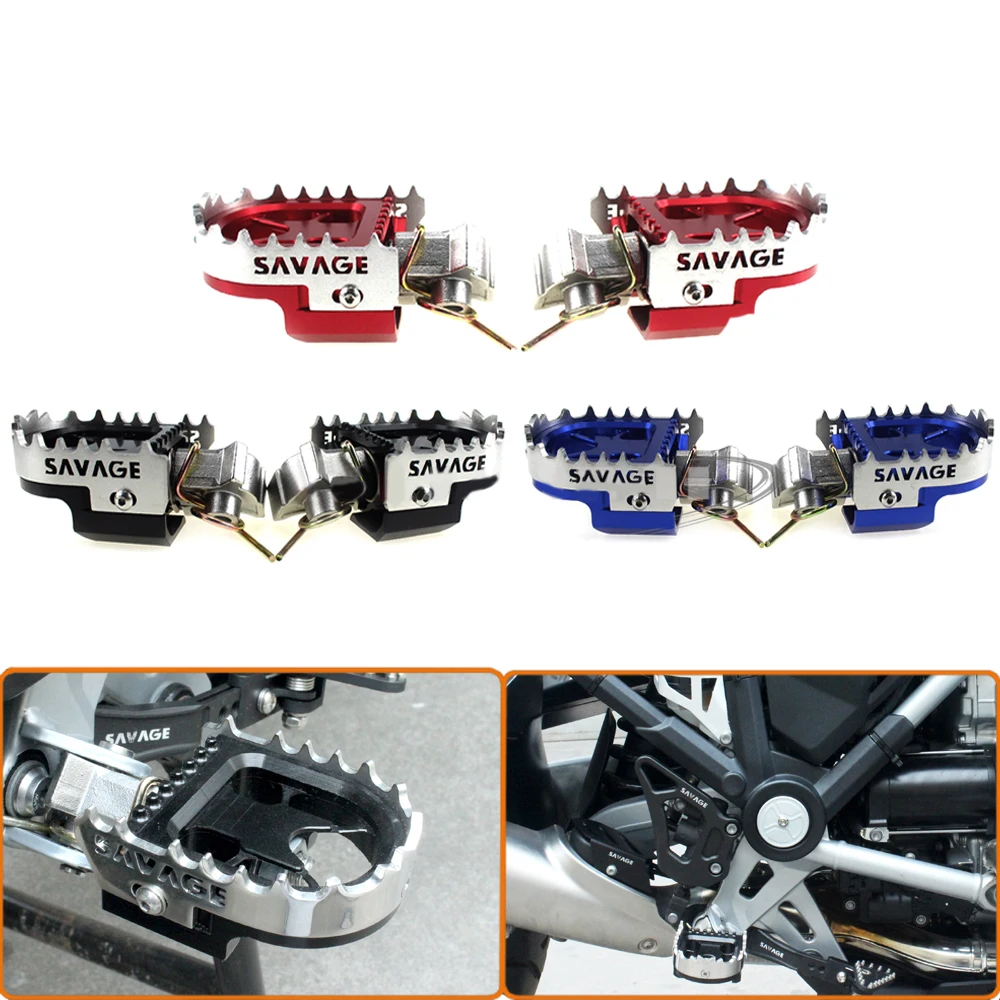 

Motorcycle Adjustable Foot Peg Enduro Tilt Angle Foot Rests Accessories For BMW R1200GS / ADV 2014 - 2017 R1150GS / ADV 2000-05