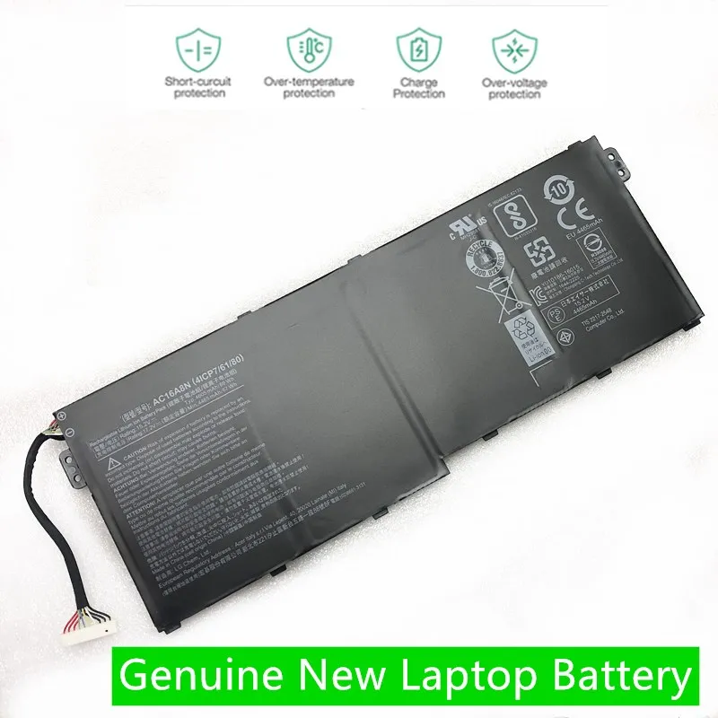 ONEVAN Genuine Original AC16A8N 4ICP7/61/80 Laptop Battery For Acer Aspire V17 V15 Nitro BE VN7-593G VN7-793G 73YP 78E3 717L