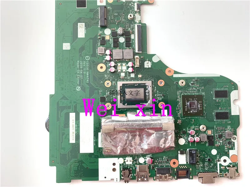 

NMA741 NM-A741 is Suitable For Lenovo Ideapad 310-15ABR Notebook Motherboard CPU A10-9600 4G RAM 100%