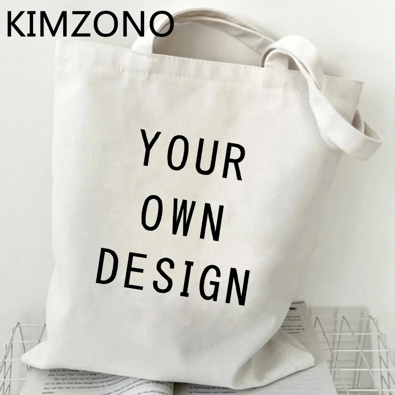 Customize Your Like Photo or Logo Your OWN Design Shopping Bag Eco Recycle Bag Shopper Diy Handbag Bolsa Sacola Ecologicas