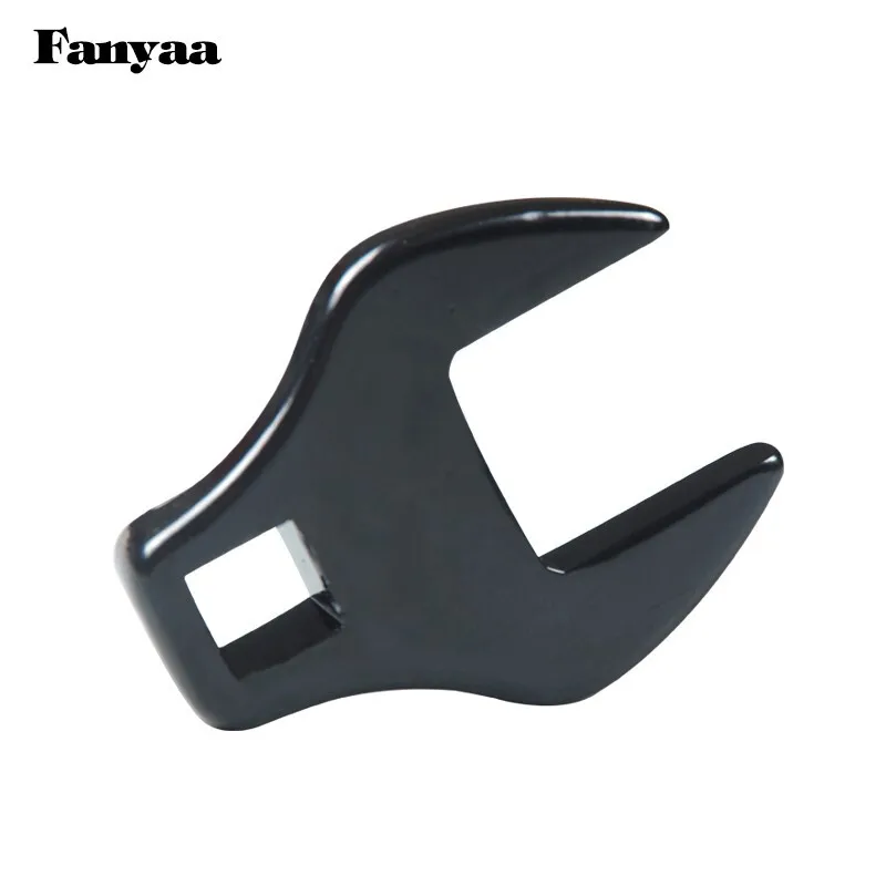 Fanyaa Open End Crowfoot Wrench Head, Crowfoot Type Socket Ratchet Wrench Head Fitting Part, Square Drive 1/2,  27-35mm