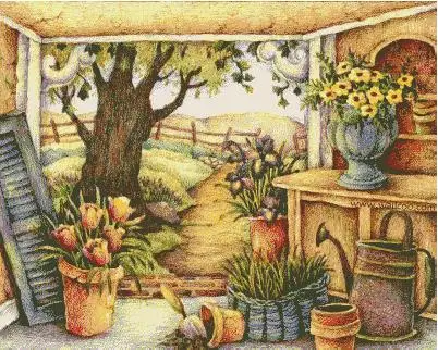 

Mixed Stitch Flower Room,Gardener Top Quality Embroidery Needlework 14CT Unprinted Cross Stitch Kits DIY Art Handmade Home Decor