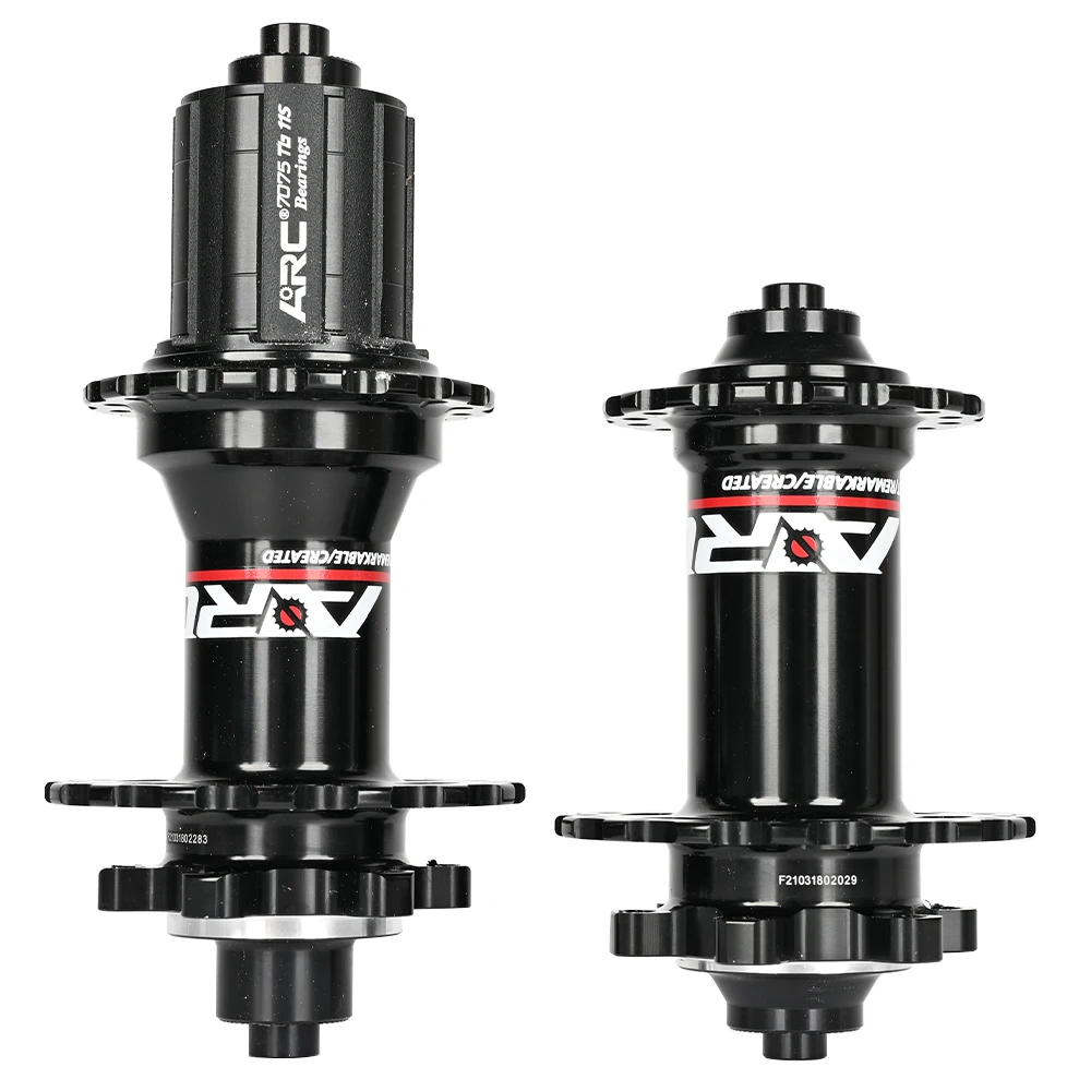 ARC 006 MTB Fahrradnabensatz Vorne Hinten 28/32/36H 120 Klicks 2+4 Gedichtete Lager HG 8-12S Scheibenbremse Schnellspanner – Detail 17