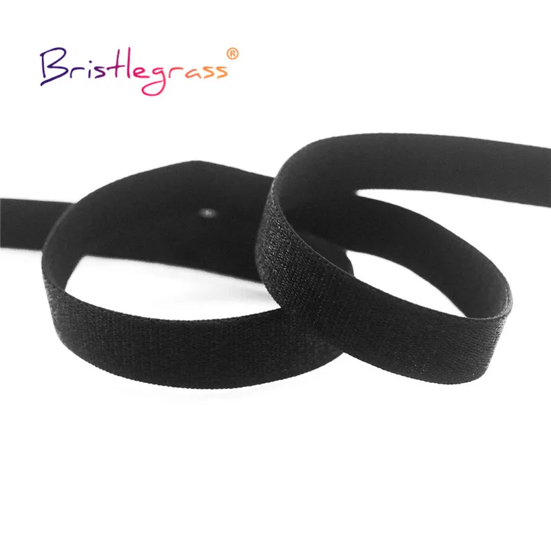 

BRISTLEGRASS 50 100 Yard 1/2" 5/8" 3/4" 13mm 15mm 20mm Nylon Bra Strap Elastic Band Shoulder Tape Underwear Lingerie Sewing Trim