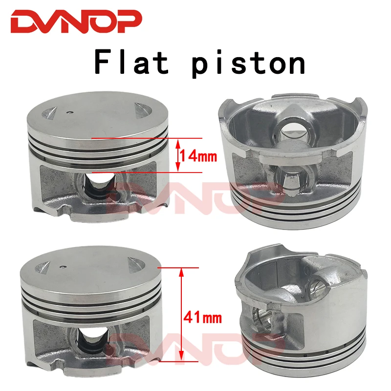 Motorcycle 62mm Piston 14mm Pin Ring 1.0*1.0*2.0mm   For Suzuki GS125 GN125 GS GN 125 EN125 TU125 GS150 Big Bore 62mm TO150cc