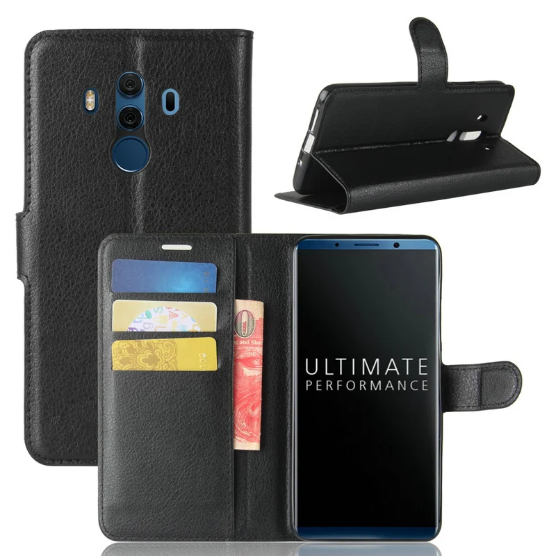 Wallet Leather Case for Huawei Mate 10 Pro Mate10 Pro BLA-L09 BLA-L29 Flip Leather Cover Etui Funda