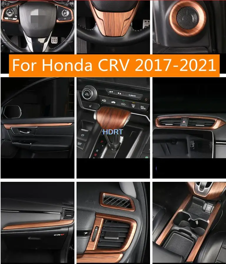 

Аксессуары для Honda CRV 2017 2018 2019 2020 2021 панель переключения передач с отделкой под дерево