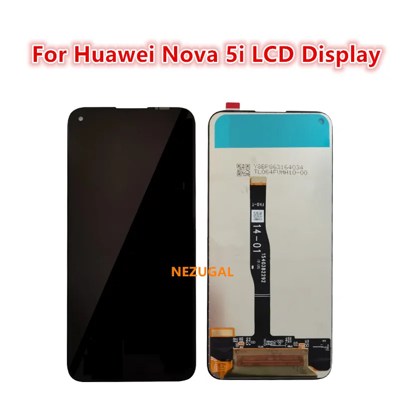 

100% Tested For Huawei Nova 5i LCD Display Touch Screen Digitizer Assembly GLK-LX1/ LX2/ LX3 For Huawei Nova 5i LCD Screen