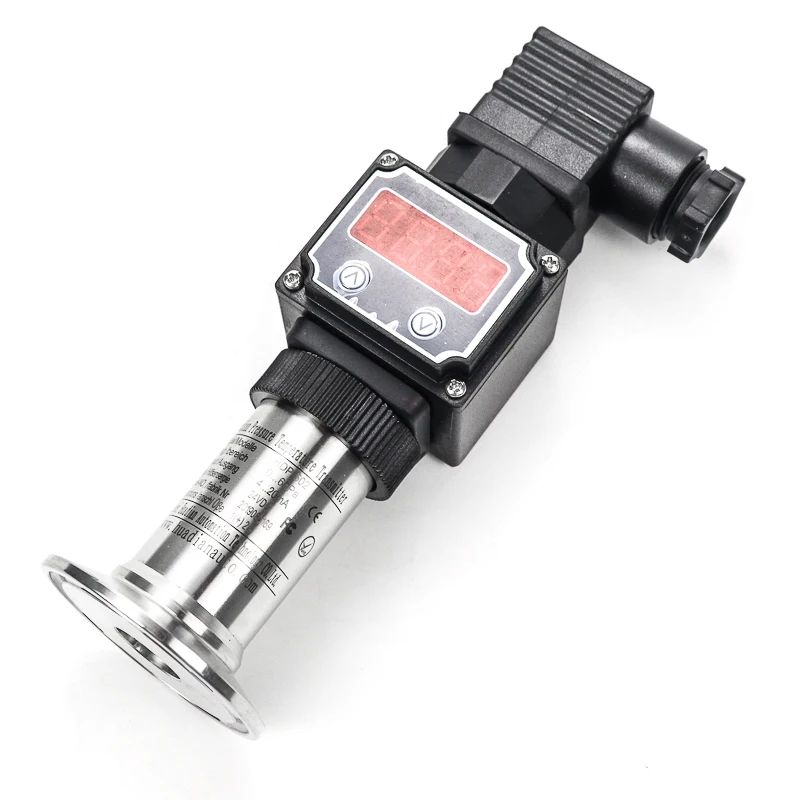 DC24V 4-20MA Sanitary Flat Film Pressure Transmitter Clamp