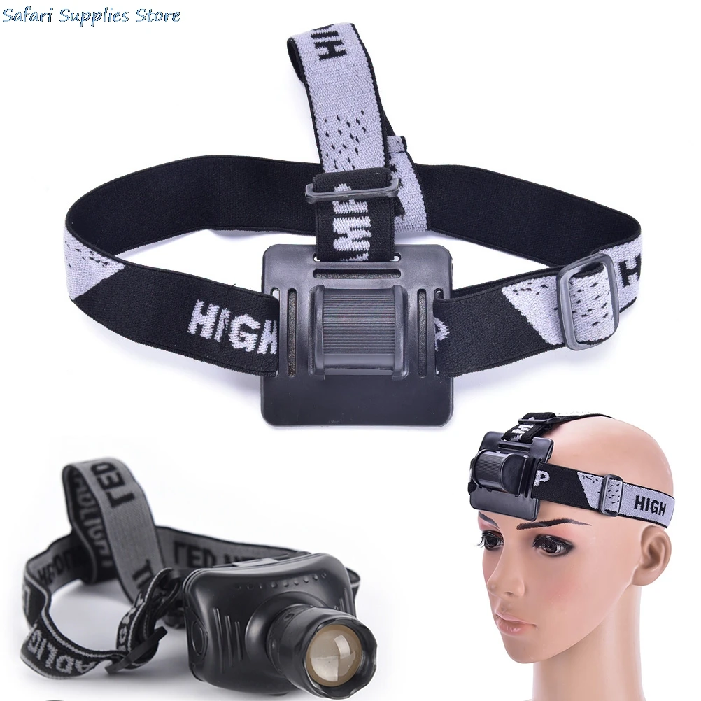 Head Bike Light Ciclismo Cycling Camping Portable Adjustable Headband/Helmet Strap Mount Head Strap For LED Headlamp