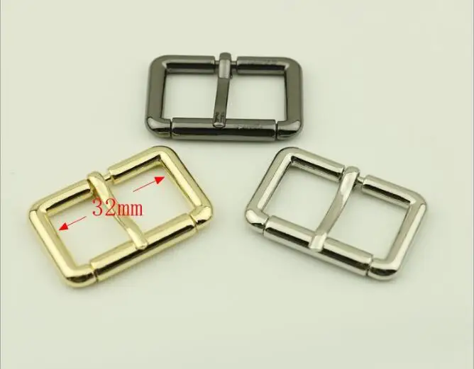 

(10 pcs/lot) Bags Handbags Hardware Accessories Tote Bag Shoulder Strap Metal Inner Diameter 3.2cm Belt Buckle